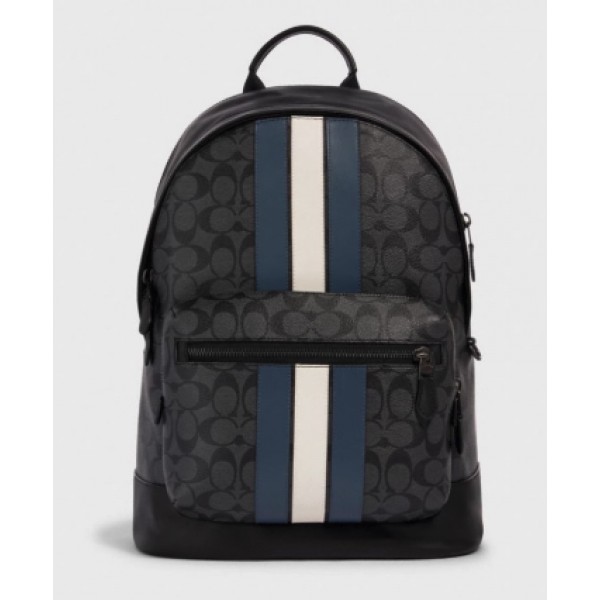 【Proxy Purchase】COACH Official Outlet - Men's West Series Classic Print Backpack (Model: 3001)